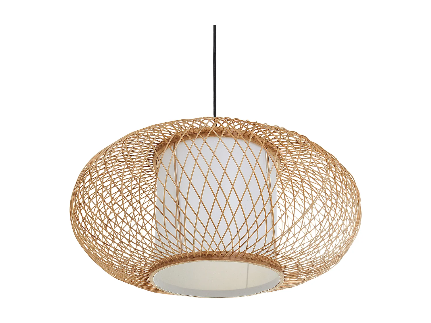 Lampa wisząca LIMBANG Drewno bambusowe Naturalny