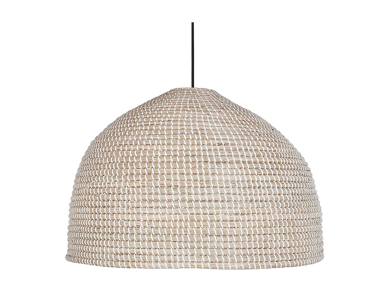 Hängelampe aus Seegras natürlich Boho Stil modern Pepakan