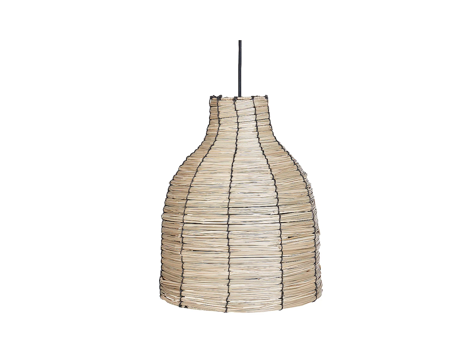 Lampe suspension KELAKAS Osier Naturel