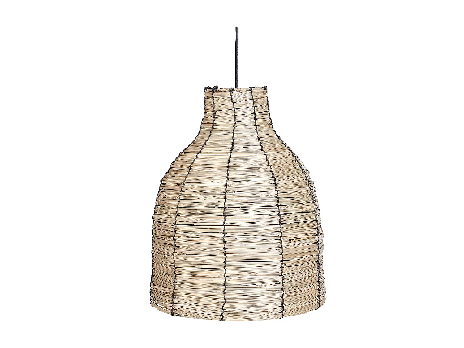 Lampe suspension KELAKAS Osier Naturel