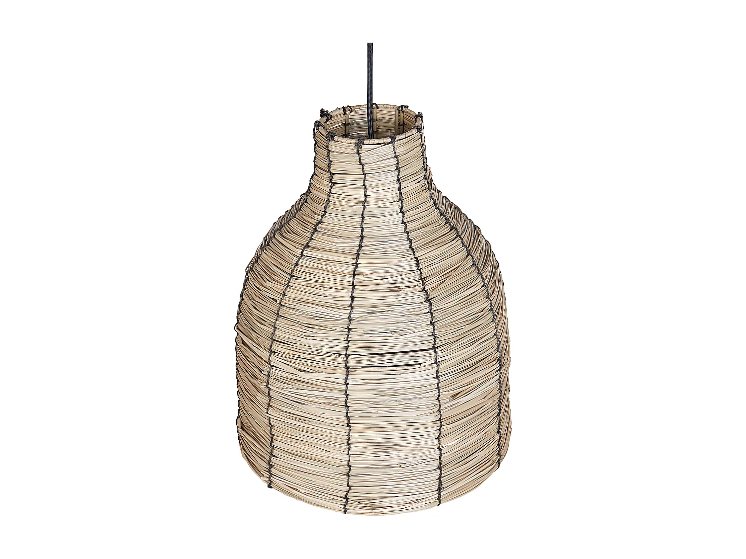 Lampe suspension KELAKAS Osier Naturel