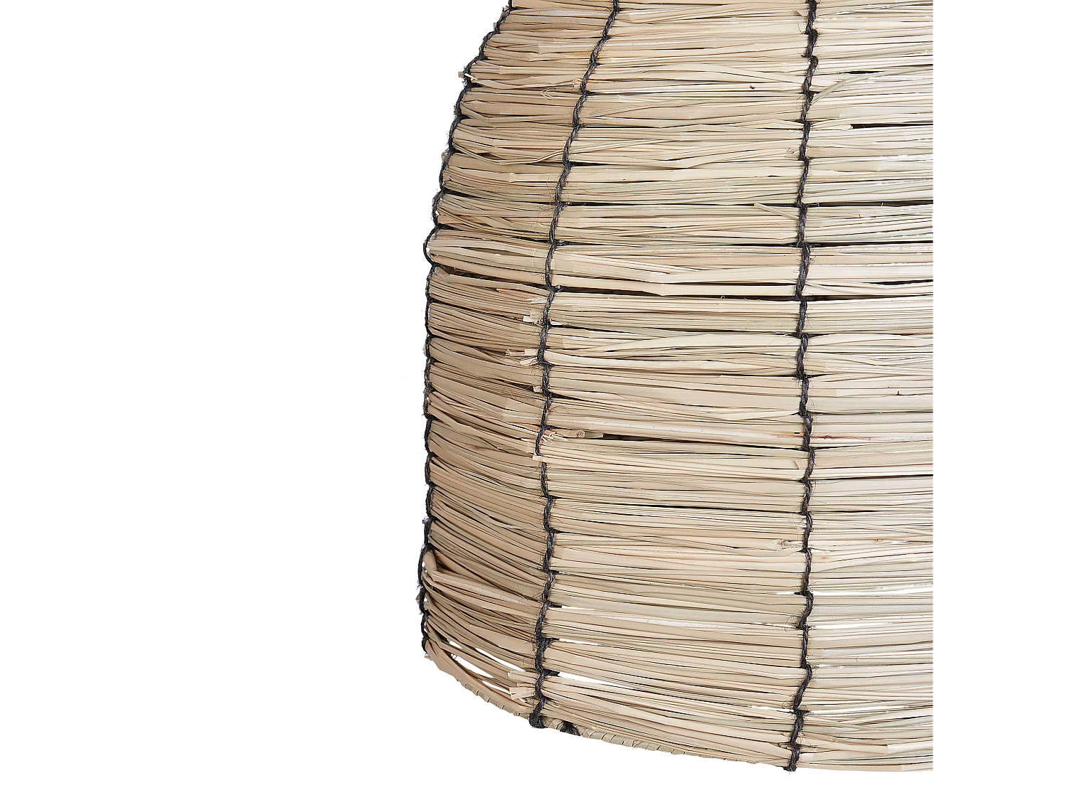 Lampe suspension KELAKAS Osier Naturel