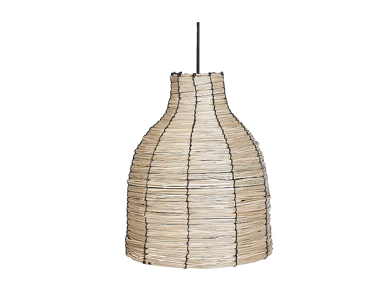 Lampe suspension KELAKAS Osier Naturel