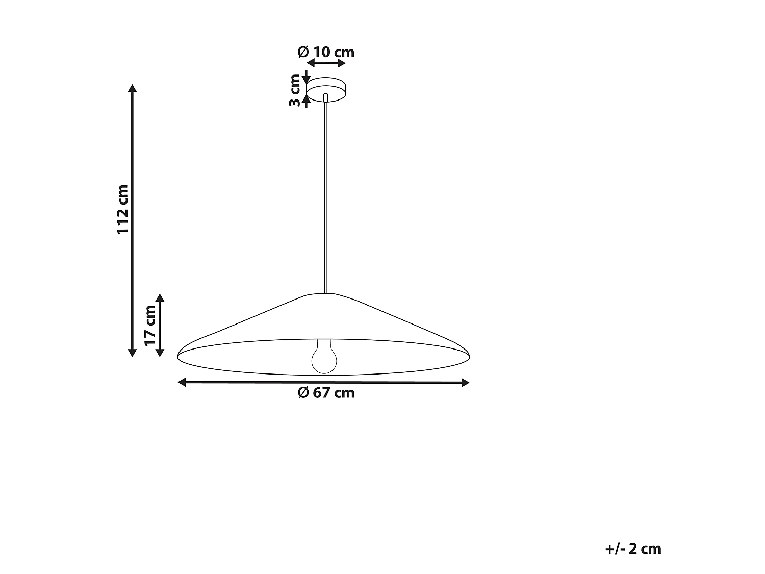 Lampe suspension LUAGAN Osier Naturel