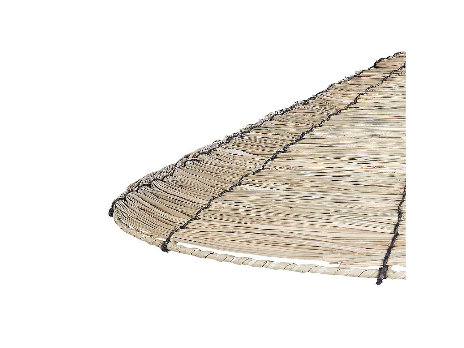 Lampe suspension LUAGAN Osier Naturel