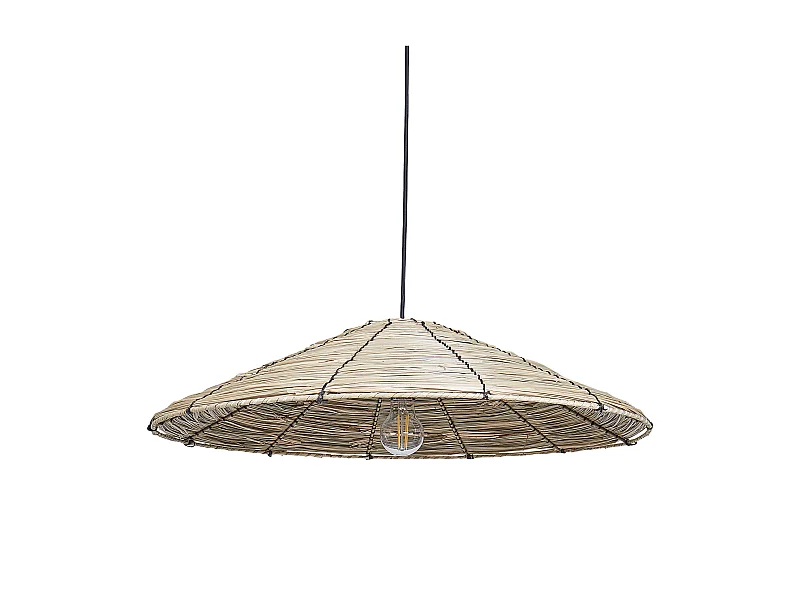 Lampe suspension LUAGAN Osier Naturel