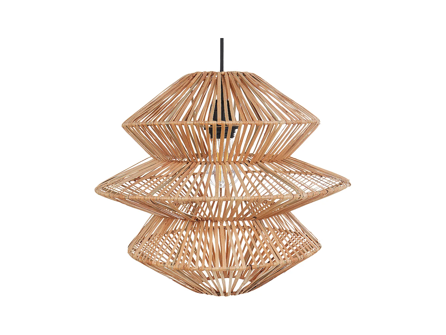 Lampe suspension ANDUKI Rotin Naturel