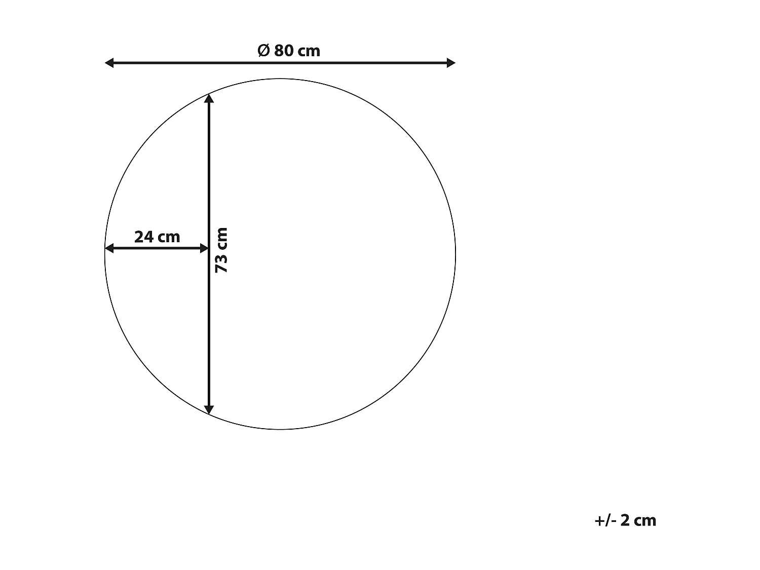 Lustro ścienne CHARRON 80 cm 80 cm Różowe złoto
