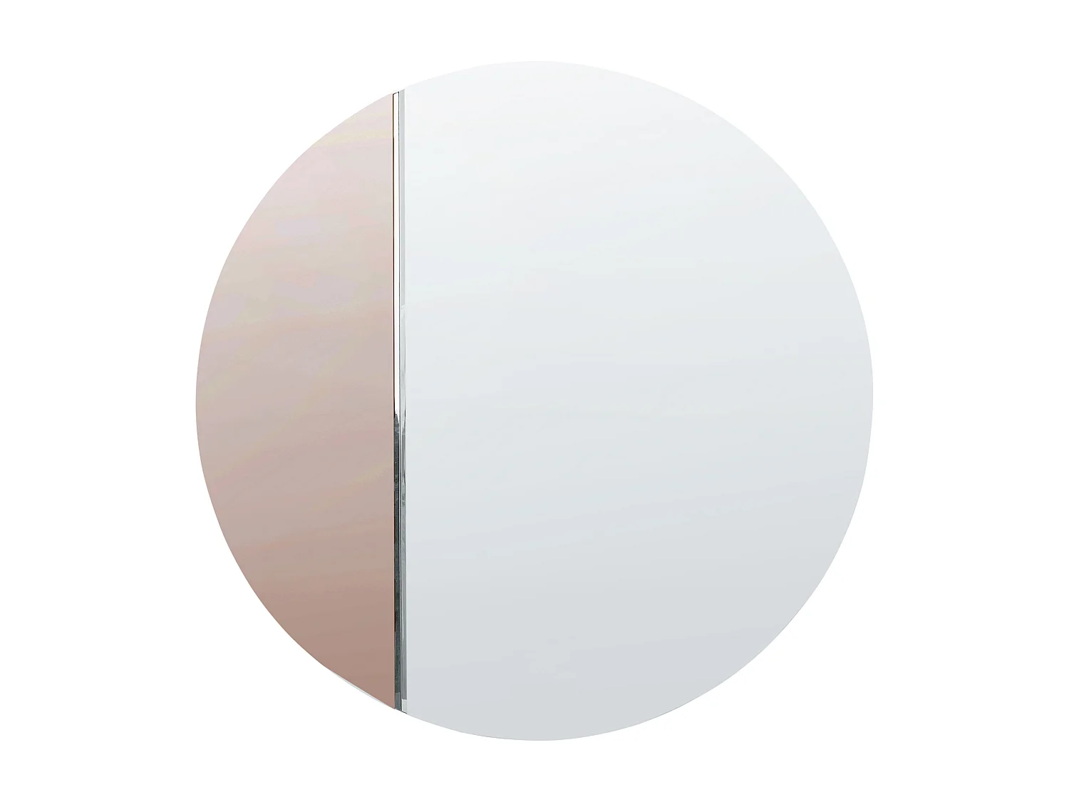 Miroir CHARRON 80 cm 80 cm Rose doré