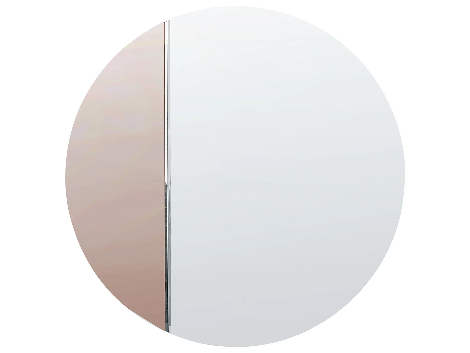 Miroir CHARRON 80 cm 80 cm Rose doré