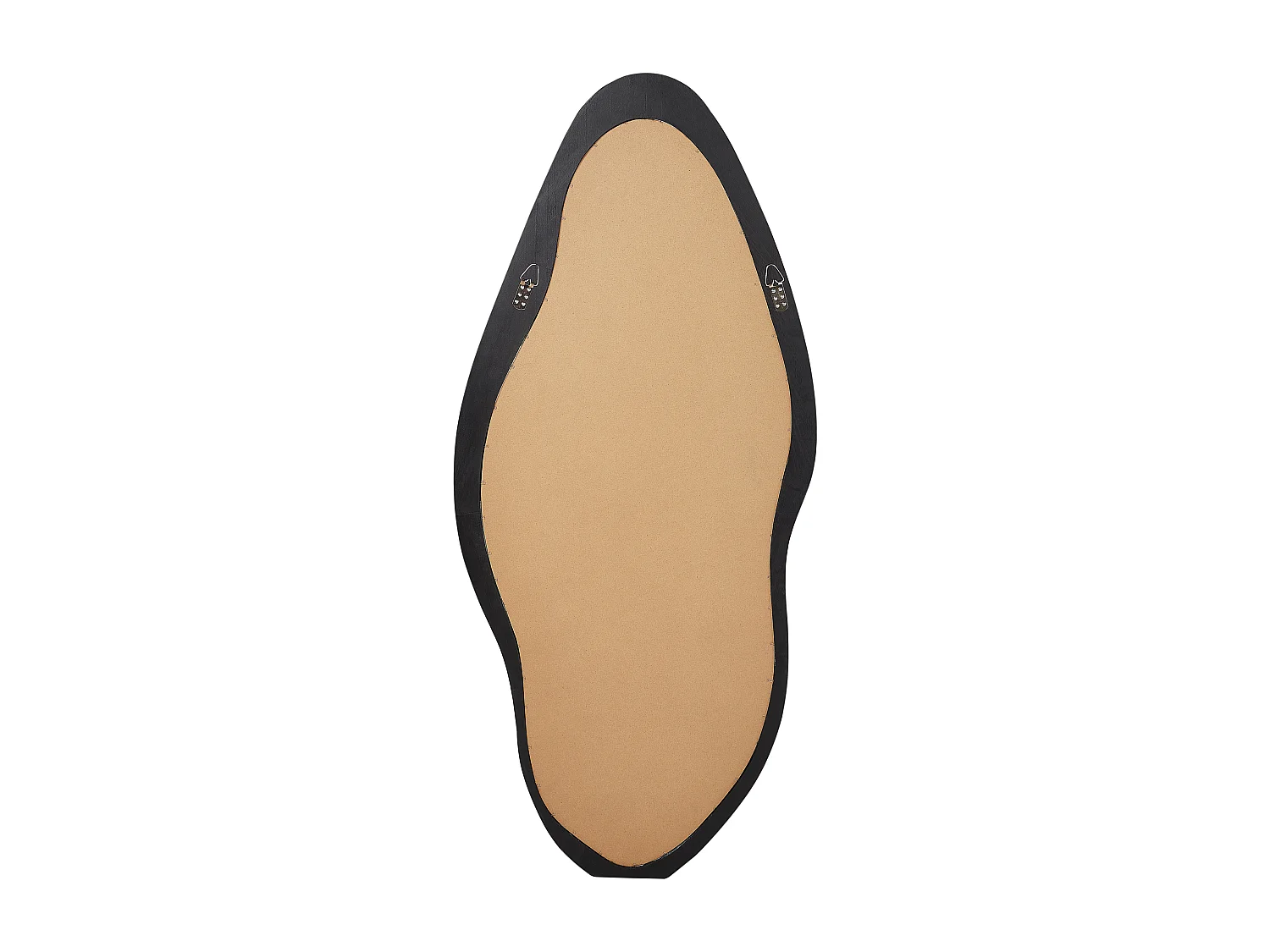 Wandspiegel BLET 80 cm 180 cm Hout Zwart