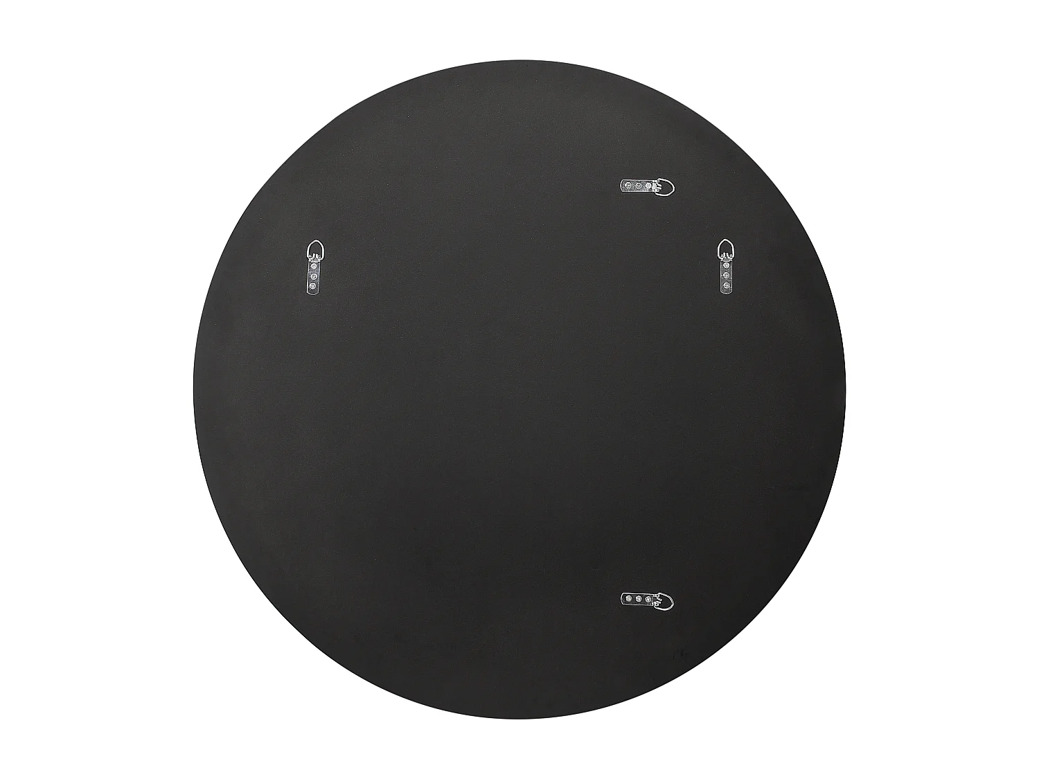 Lustro ścienne COUST 80 cm 80 cm Złoty