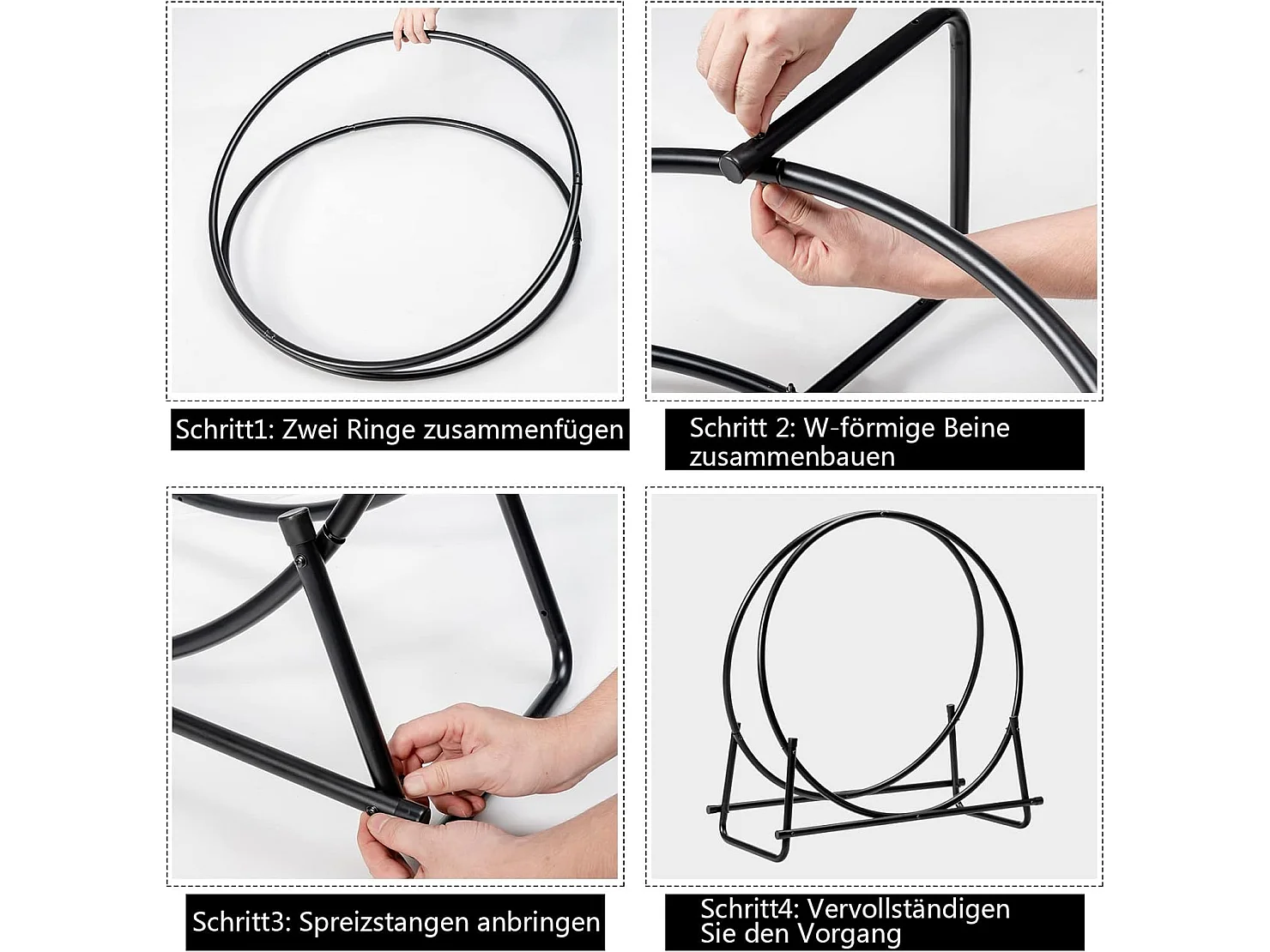 Kaminholzregal Metall