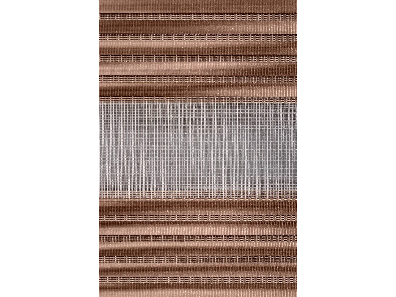 ESTORALIS | Estor Enrollable NOCHE y DIA | 120 x 255 cm (Ancho por Alto) Tamaño de Tela 117 x 250 cm | Modelo SAMWELL Color Tabaco