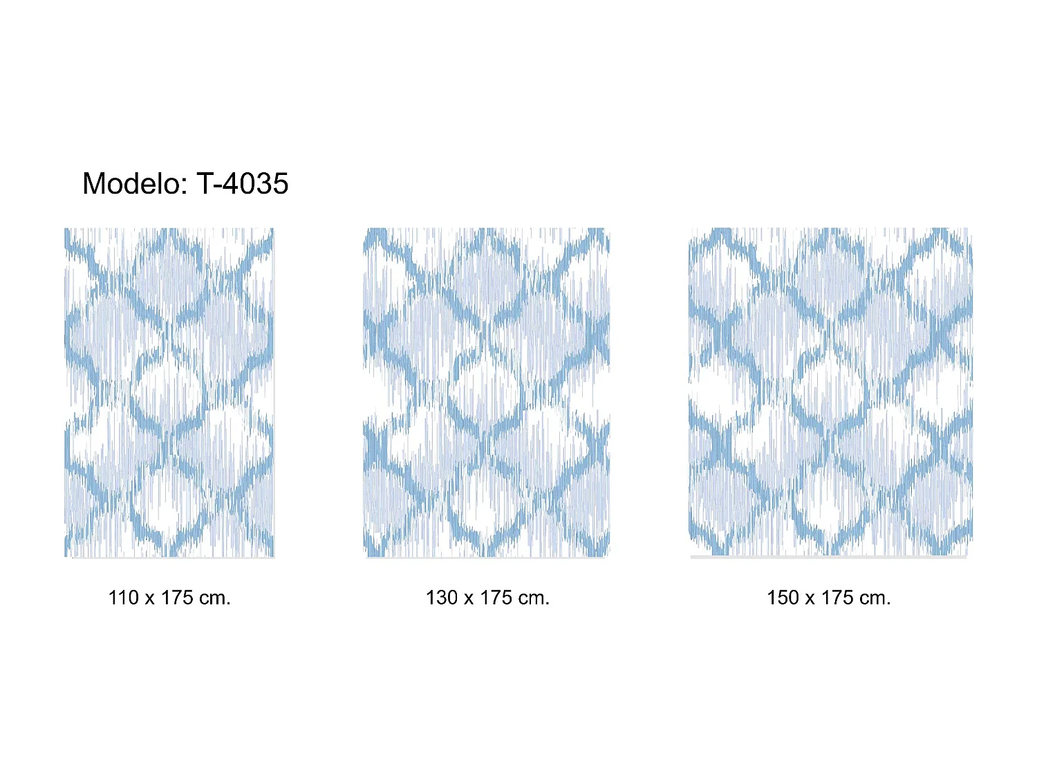 ESTORALIS | Estores Personalizados TEXTURAS | 110 x 180 cm (Ancho por Alto) Tamaño de Tela 107 x 175 cm | Modelo T-4035 Color Unico