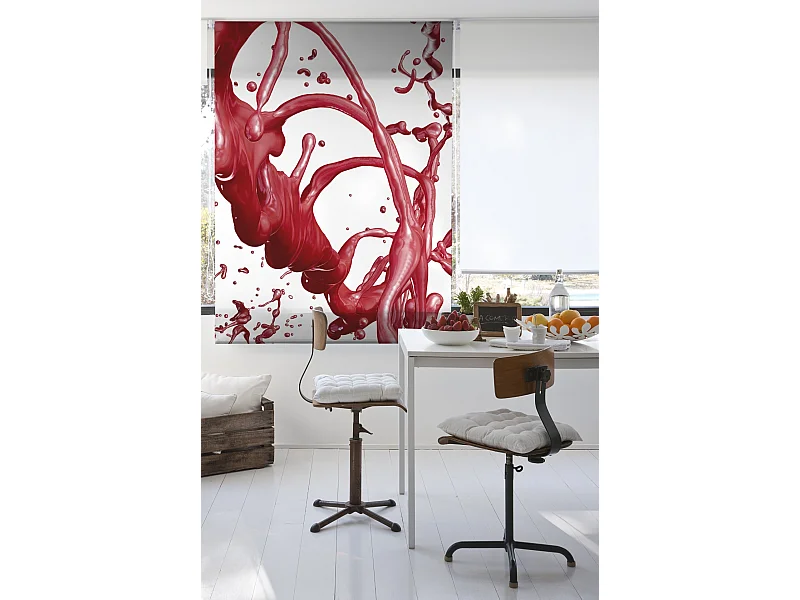 ESTORALIS | Estores Personalizados Easyfix de COCINA | 120 x 150 cm (Ancho por Alto) Tamaño de Tela 117 x 150 cm | Modelo C-1230 Color Unico