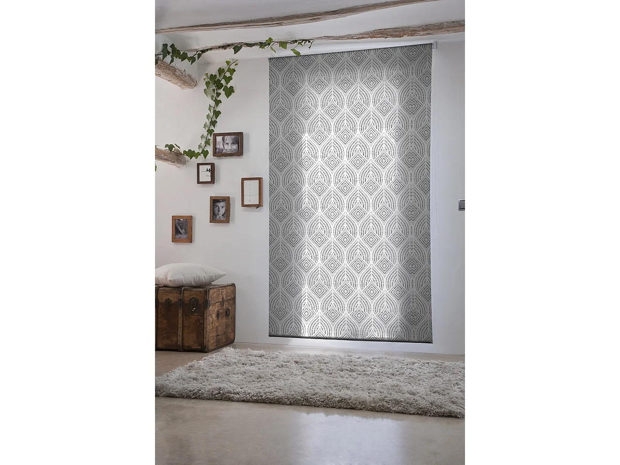 ESTORALIS | Estores Personalizados TEXTURAS | 130 x 180 cm (Ancho por Alto) Tamaño de Tela 127 x 175 cm | Modelo T-4069 Color Unico