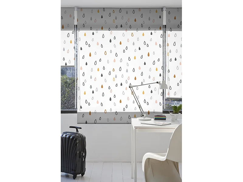 ESTORALIS | Estores Personalizados TEXTURAS | 90 x 180 cm (Ancho por Alto) Tamaño de Tela 87 x 175 cm | Modelo T-4071 Color Unico