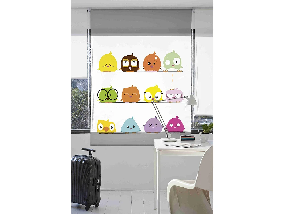 ESTORALIS | Estores Personalizados Easyfix INFANTILES | 75 x 150 cm (Ancho por Alto) Tamaño de Tela 72 x 150 cm | Modelo I-3044 Color Unico