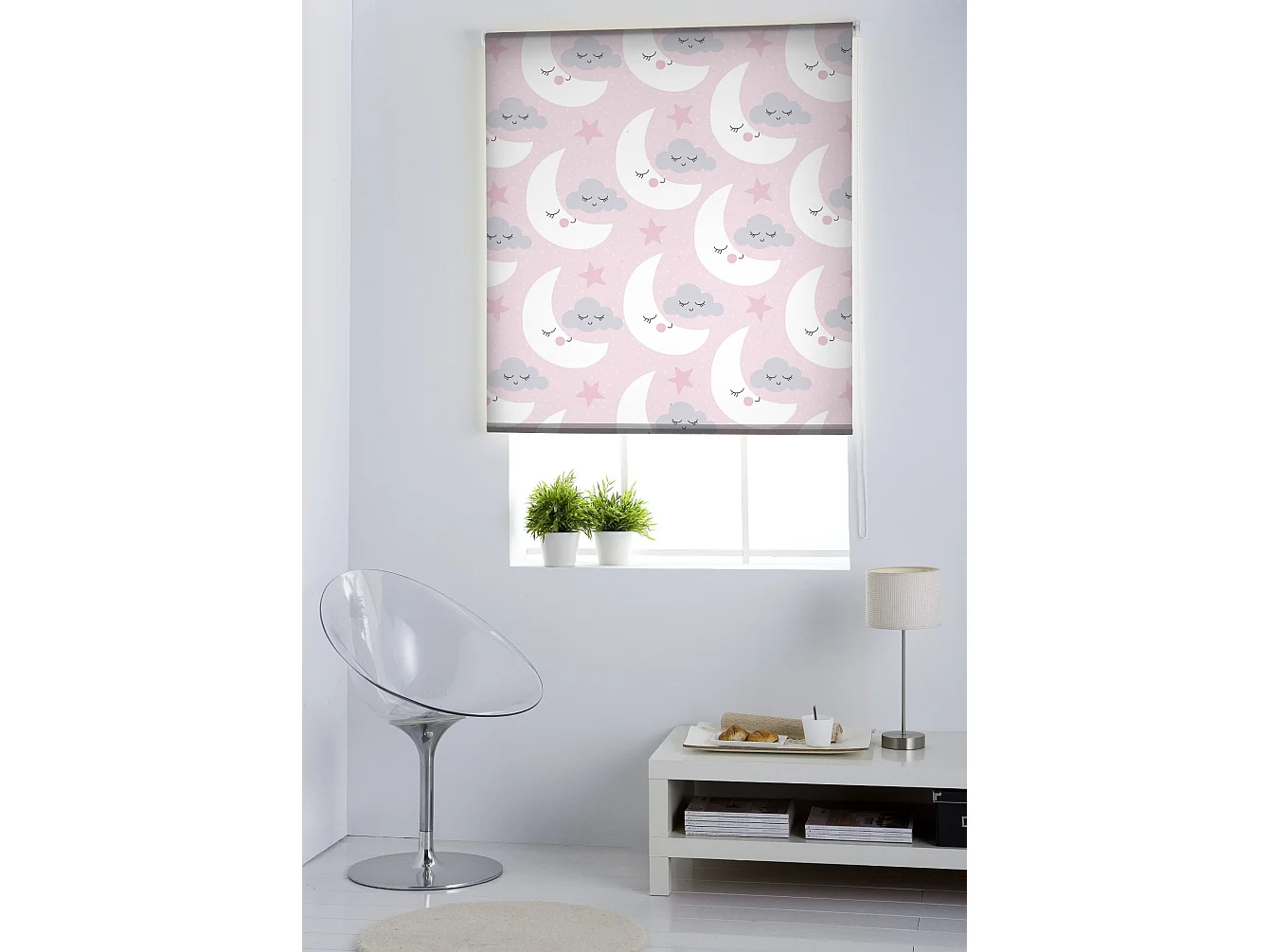 ESTORALIS | Estores Personalizados Easyfix INFANTILES | 45 x 150 cm (Ancho por Alto) Tamaño de Tela 42 x 150 cm | Modelo I-110 Color Unico