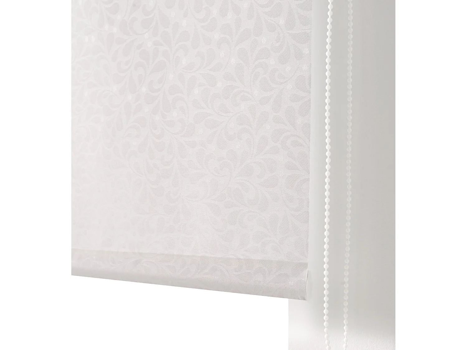 ESTORALIS | Estor Enrollable Translúcido | 150 x 255 cm (Ancho por Alto) Tamaño de Tela 147 x 250 cm | Modelo SANDOR Color Blanco/Gris