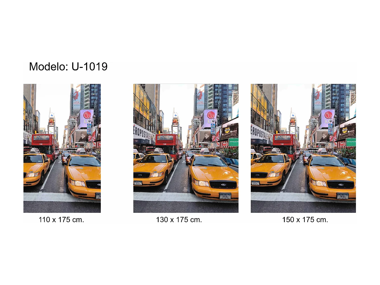 ESTORALIS | Estores Personalizados URBAN | 150 x 180 cm (Ancho por Alto) Tamaño de Tela 147 x 175 cm | Modelo U-1019 Color Unico