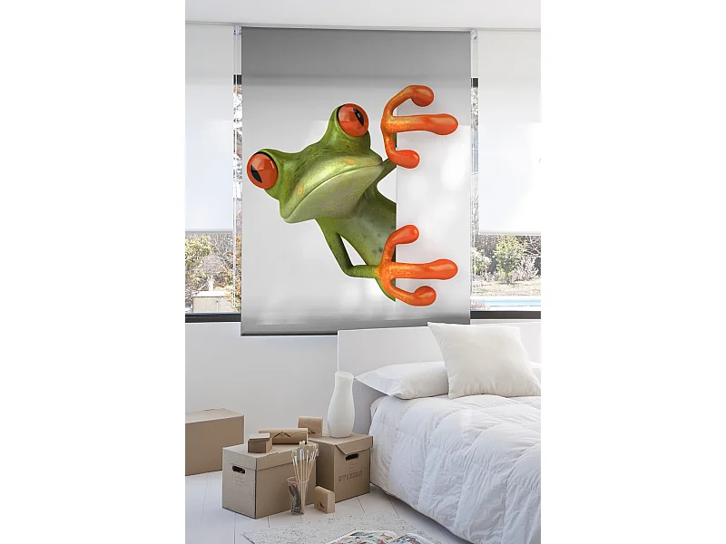 ESTORALIS | Estores Personalizados ANIMALES | 130 x 255 cm (Ancho por Alto) Tamaño de Tela 127 x 250 cm | Modelo A-861 Color Unico