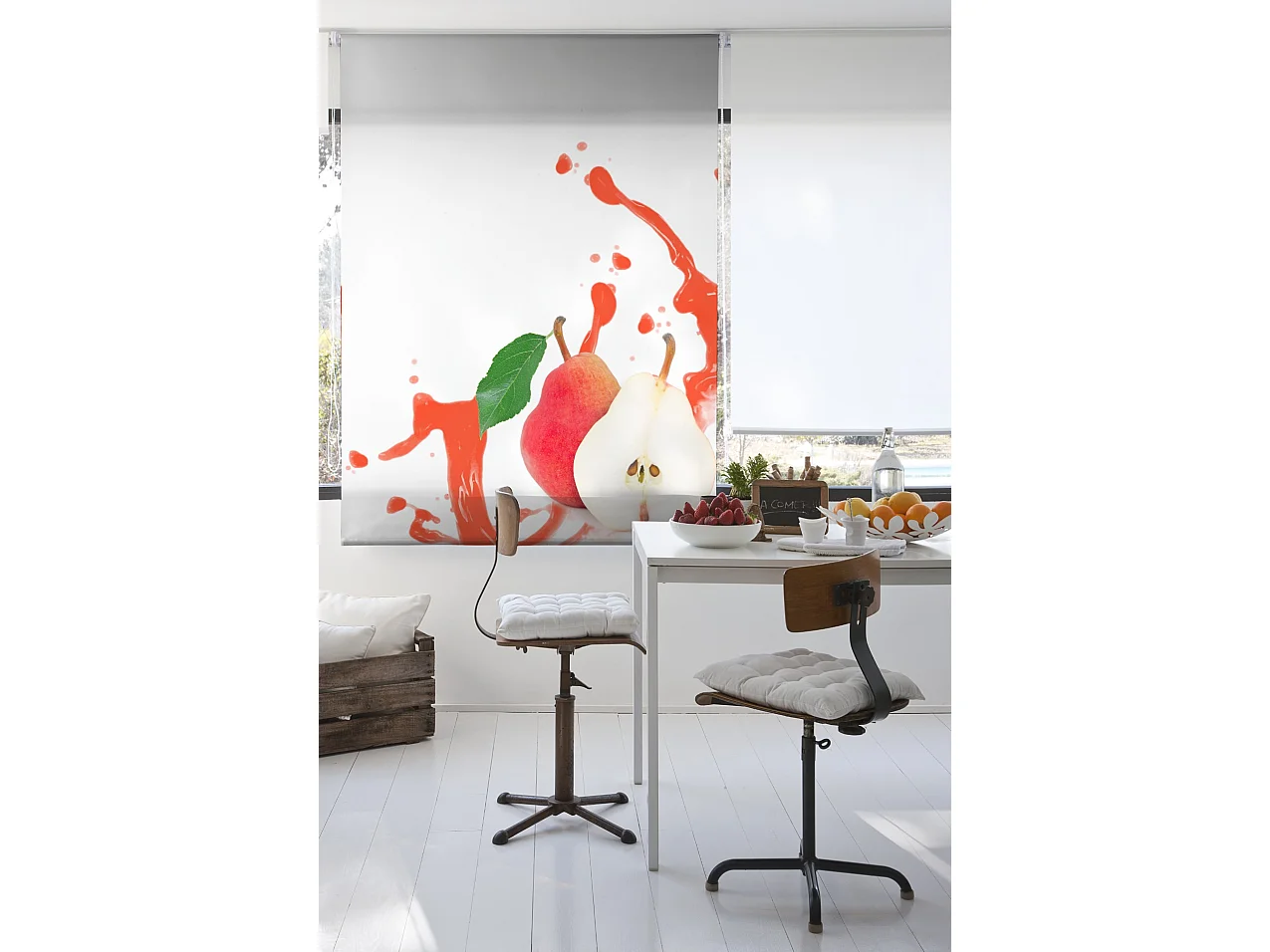 ESTORALIS | Estores Personalizados de COCINA | 130 x 180 cm (Ancho por Alto) Tamaño de Tela 127 x 175 cm | Modelo C-1204 Color Unico