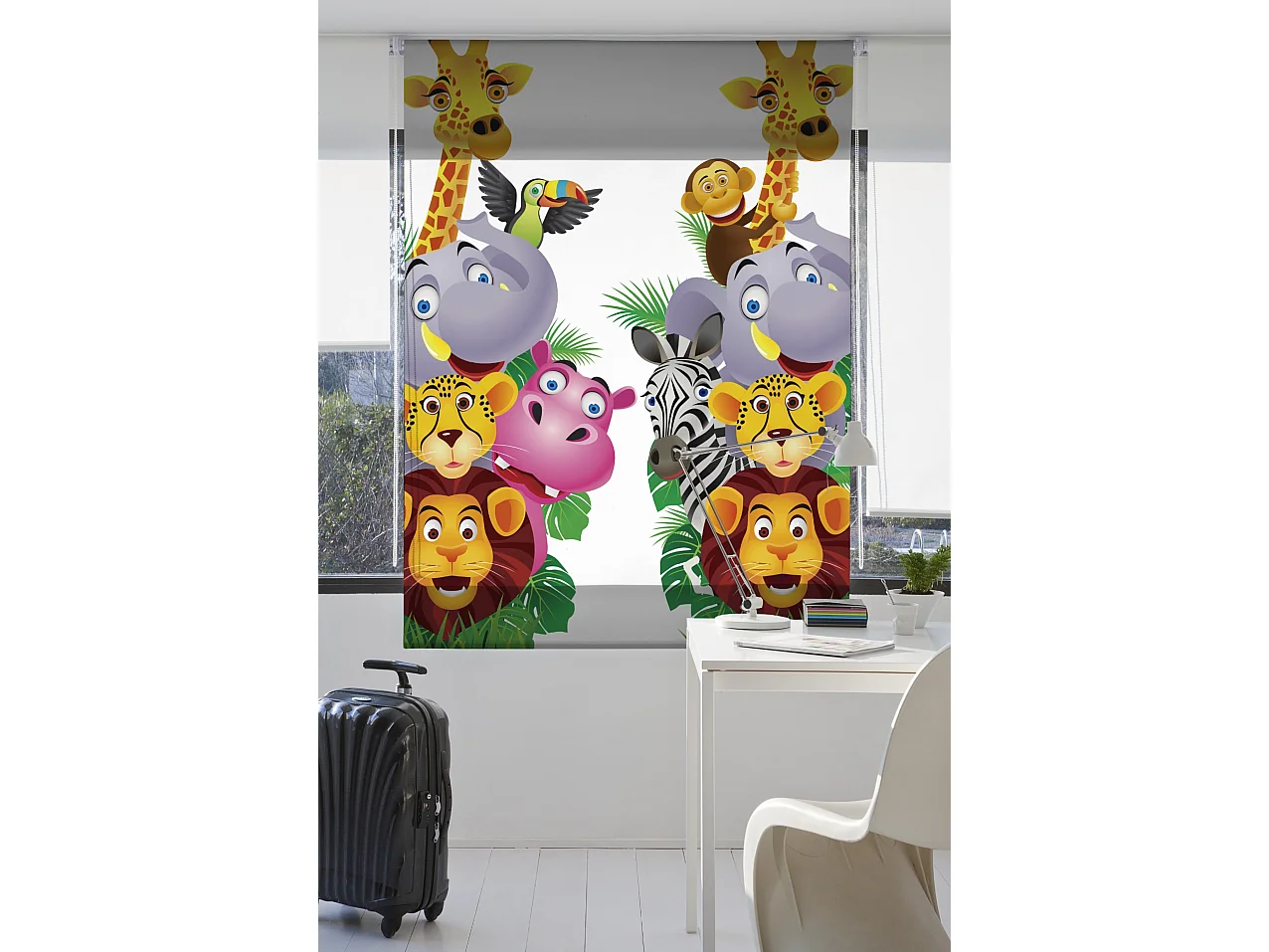 ESTORALIS | Estores Personalizados Easyfix INFANTILES | 80 x 150 cm (Ancho por Alto) Tamaño de Tela 77 x 150 cm | Modelo I-3049 Color Unico