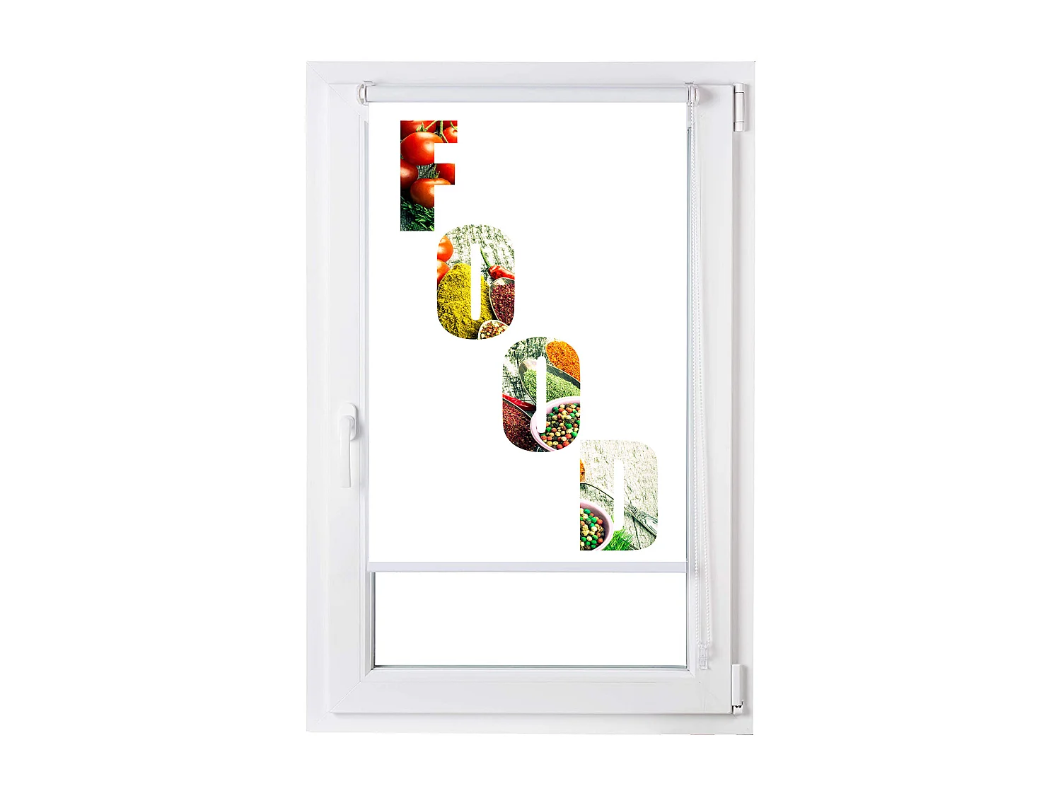 ESTORALIS | Estores Personalizados Easyfix de COCINA | 85 x 150 cm (Ancho por Alto) Tamaño de Tela 82 x 150 cm | Modelo C-1214 Color Unico