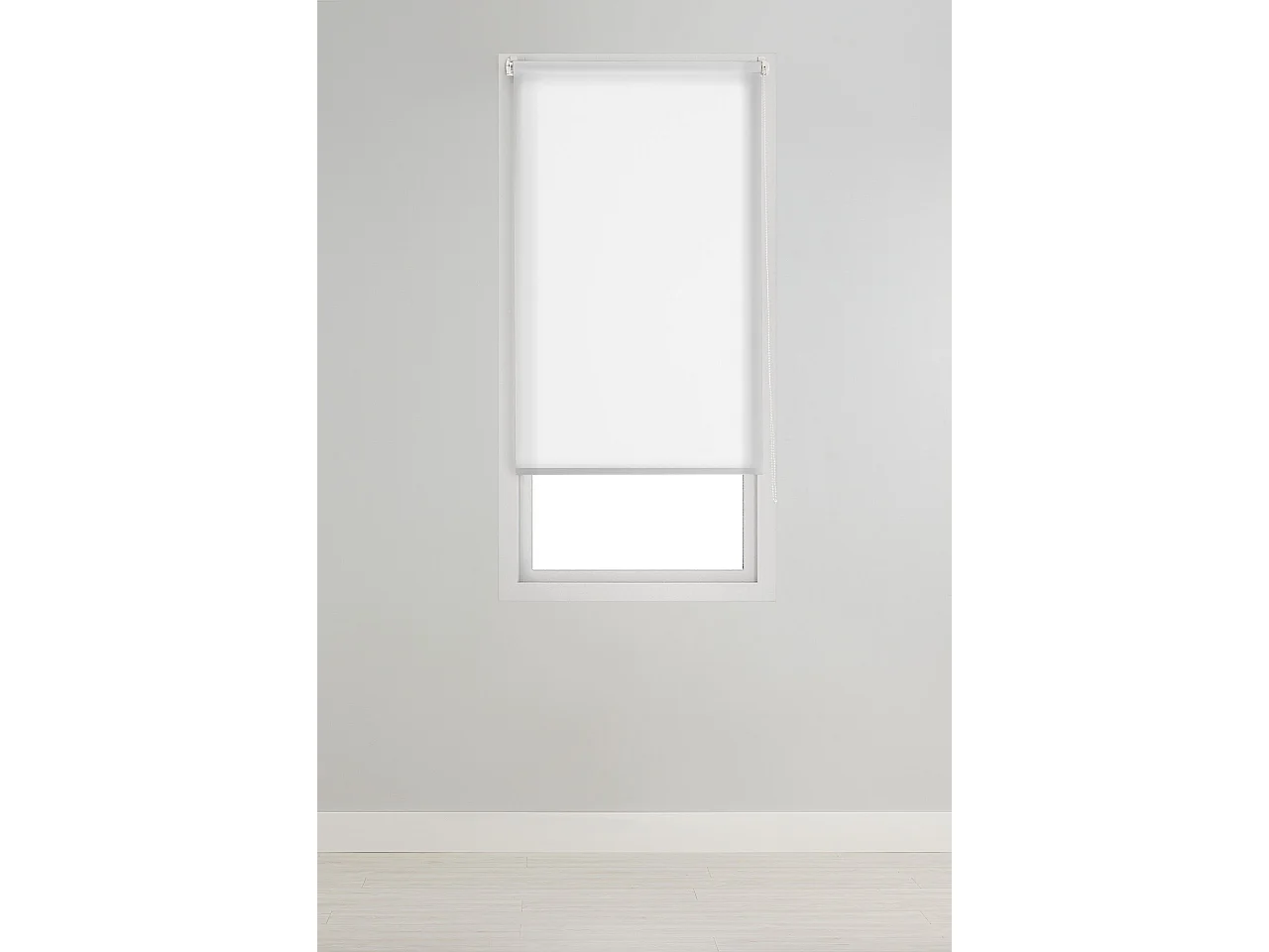 ESTORALIS | Estores Enrollables Lisos Translucidos | 120 x 180 cm (Ancho por Alto) Tamaño de Tela 117 x 175 cm | Modelo GOVE Color Blanco Roto