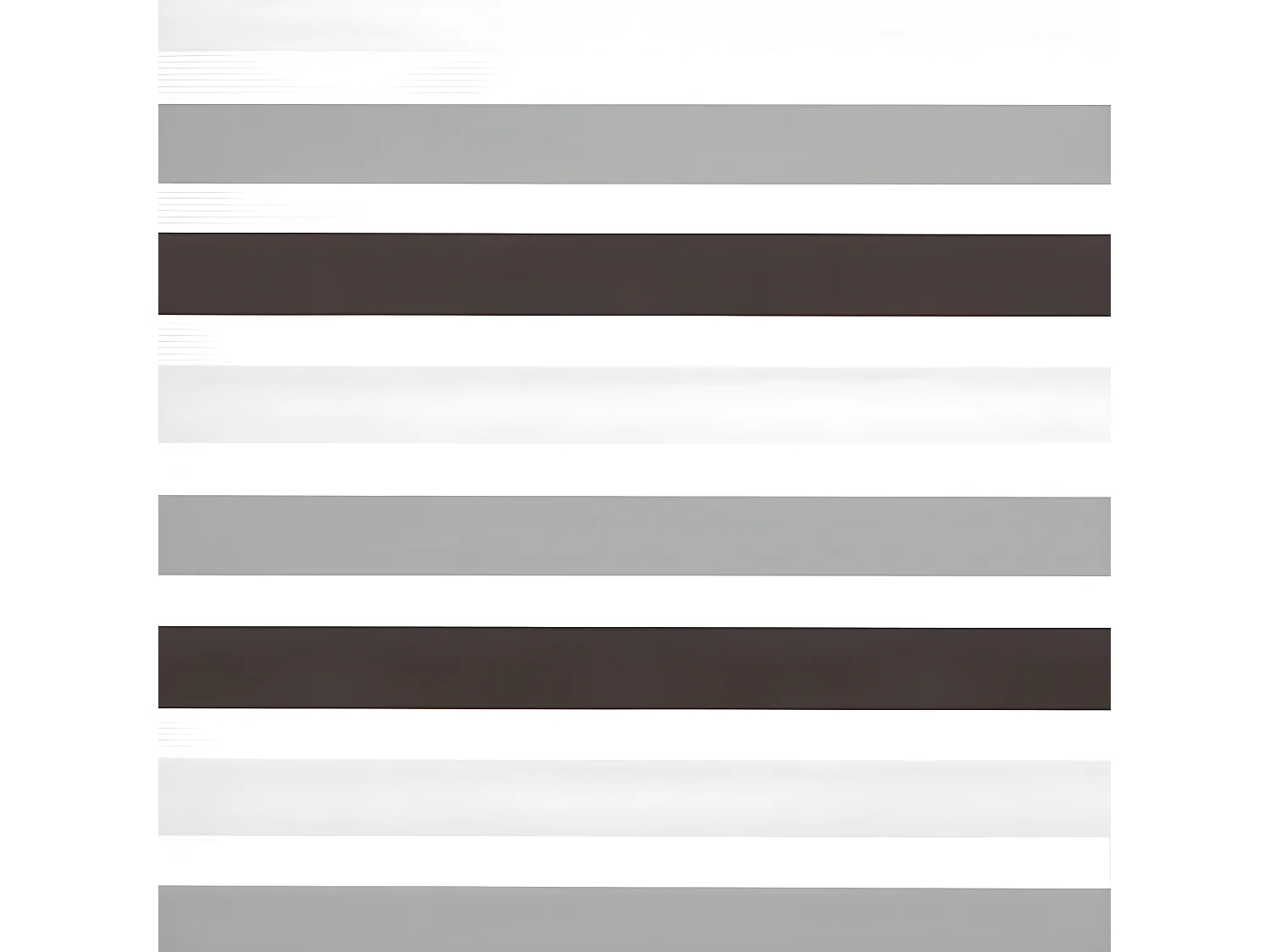 ESTORALIS | Estor Enrollable NOCHE y DIA | 105 x 180 cm (Ancho por Alto) Tamaño de Tela 102 x 175 cm | Modelo LORAS Color Marron/Gris