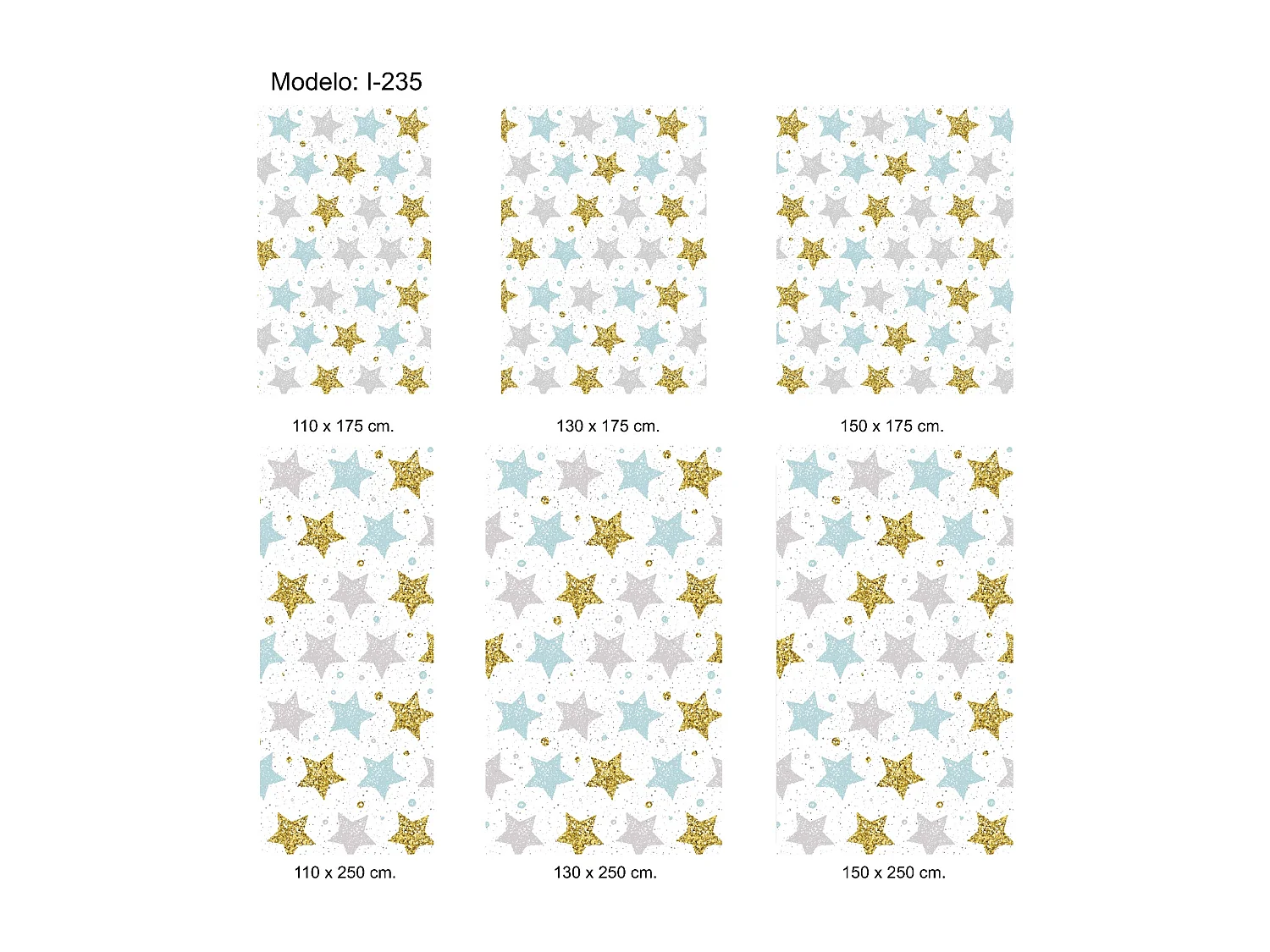 ESTORALIS | Estores Personalizados INFANTILES | 150 x 255 cm (Ancho por Alto) Tamaño de Tela 147 x 250 cm | Modelo I-111 Color Unico