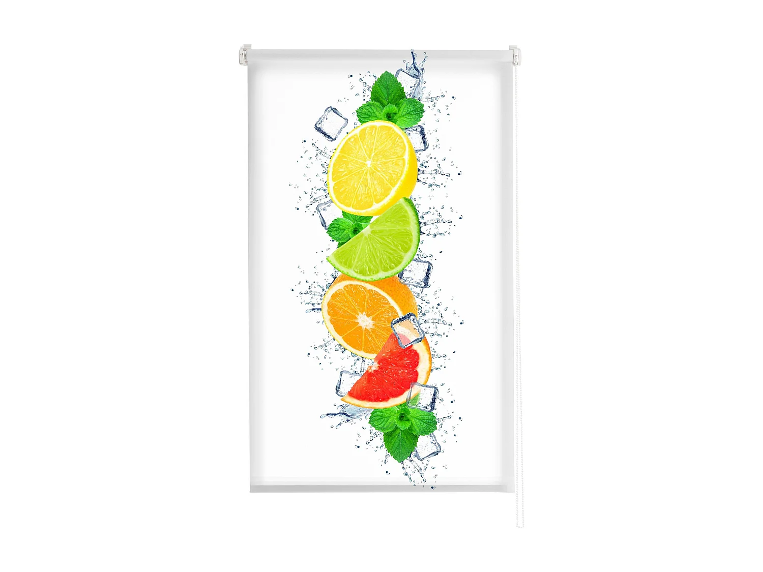 ESTORALIS | Estores Personalizados Easyfix de COCINA | 120 x 150 cm (Ancho por Alto) Tamaño de Tela 117 x 150 cm | Modelo C-1232 Color Unico