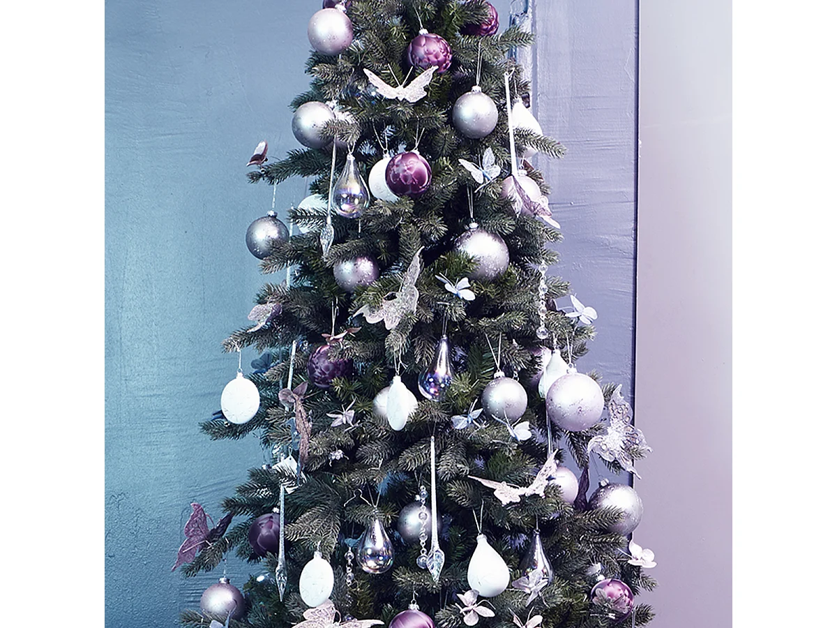 Suspension de Noël Perles irisées - Transparent