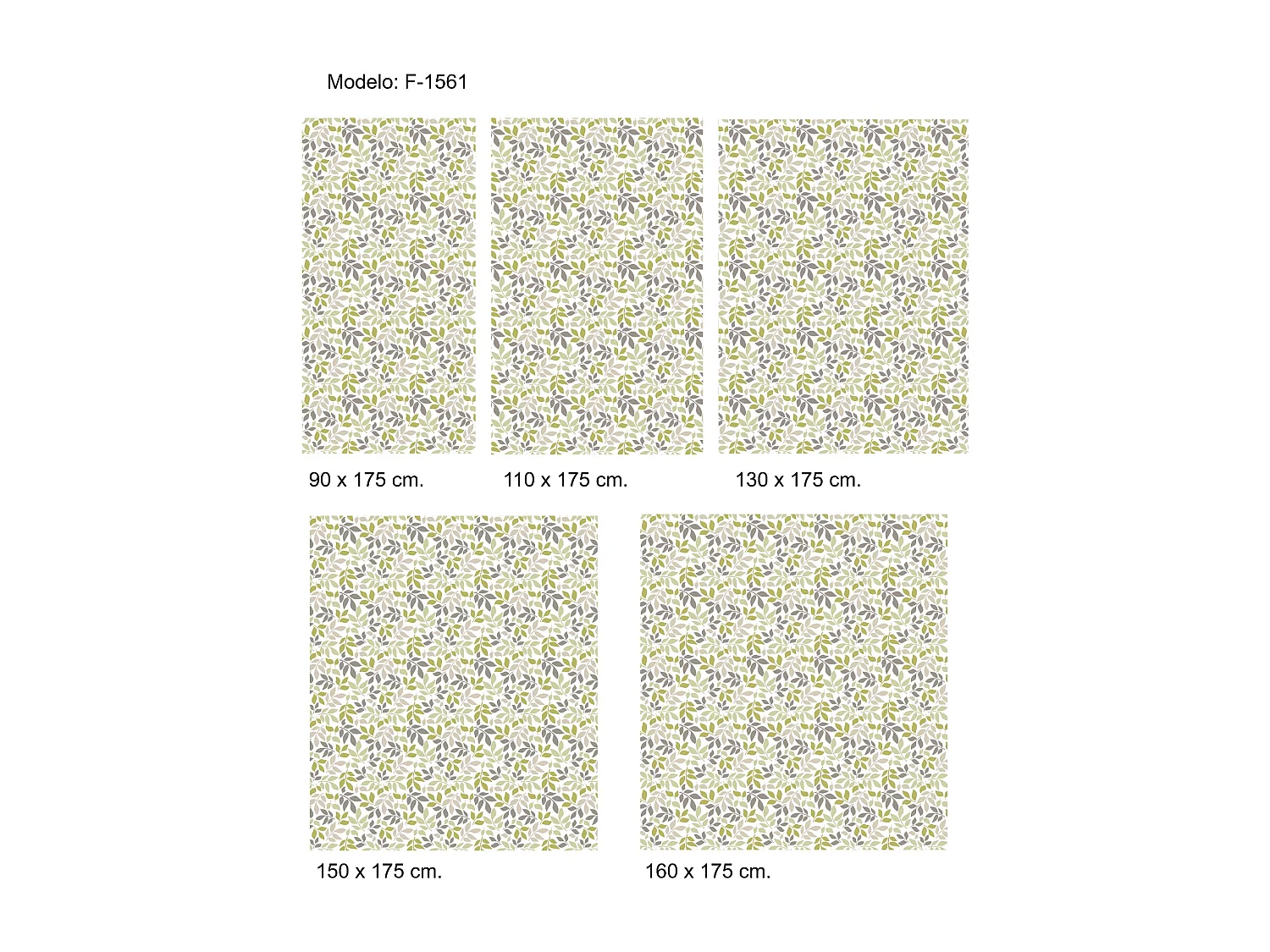 ESTORALIS | Estores Personalizados FLORES y PLANTAS  | 160 x 180 cm (Ancho por Alto) Tamaño de Tela 157 x 175 cm | Modelo F-1561 Color Unico