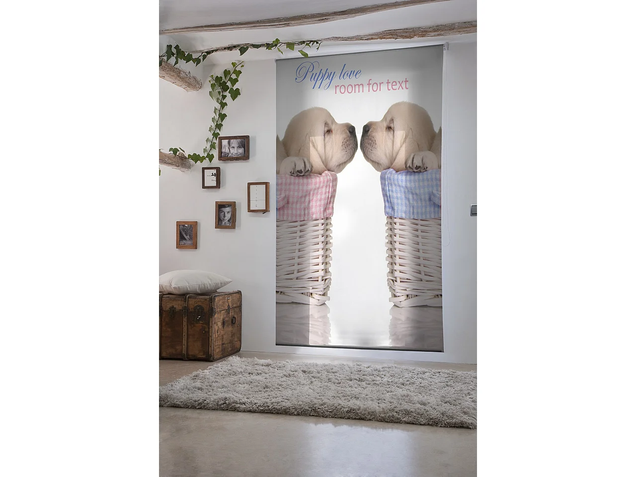 ESTORALIS | Estores Personalizados ANIMALES | 130 x 255 cm (Ancho por Alto) Tamaño de Tela 127 x 250 cm | Modelo A-1063 Color Unico