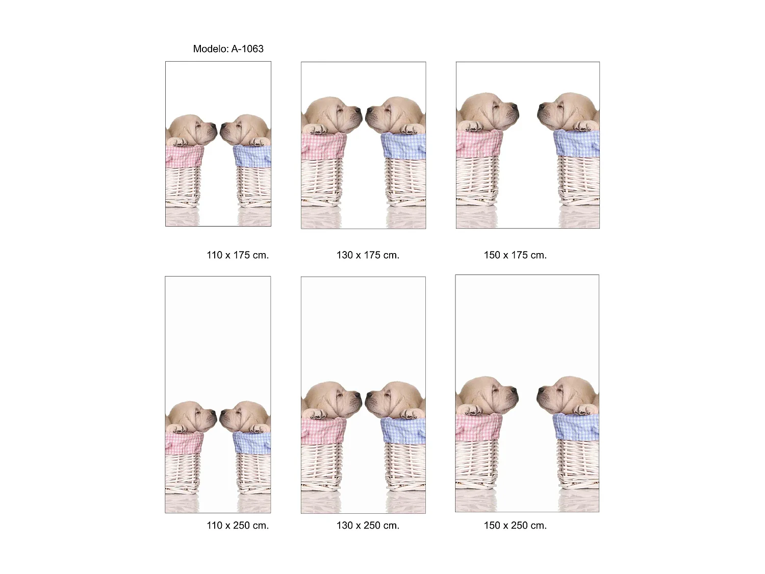 ESTORALIS | Estores Personalizados ANIMALES | 130 x 255 cm (Ancho por Alto) Tamaño de Tela 127 x 250 cm | Modelo A-1063 Color Unico