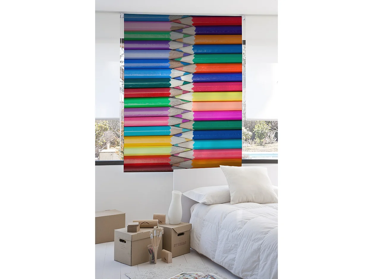 ESTORALIS | Estores Personalizados INFANTILES | 150 x 255 cm (Ancho por Alto) Tamaño de Tela 147 x 250 cm | Modelo I-3204 Color Unico