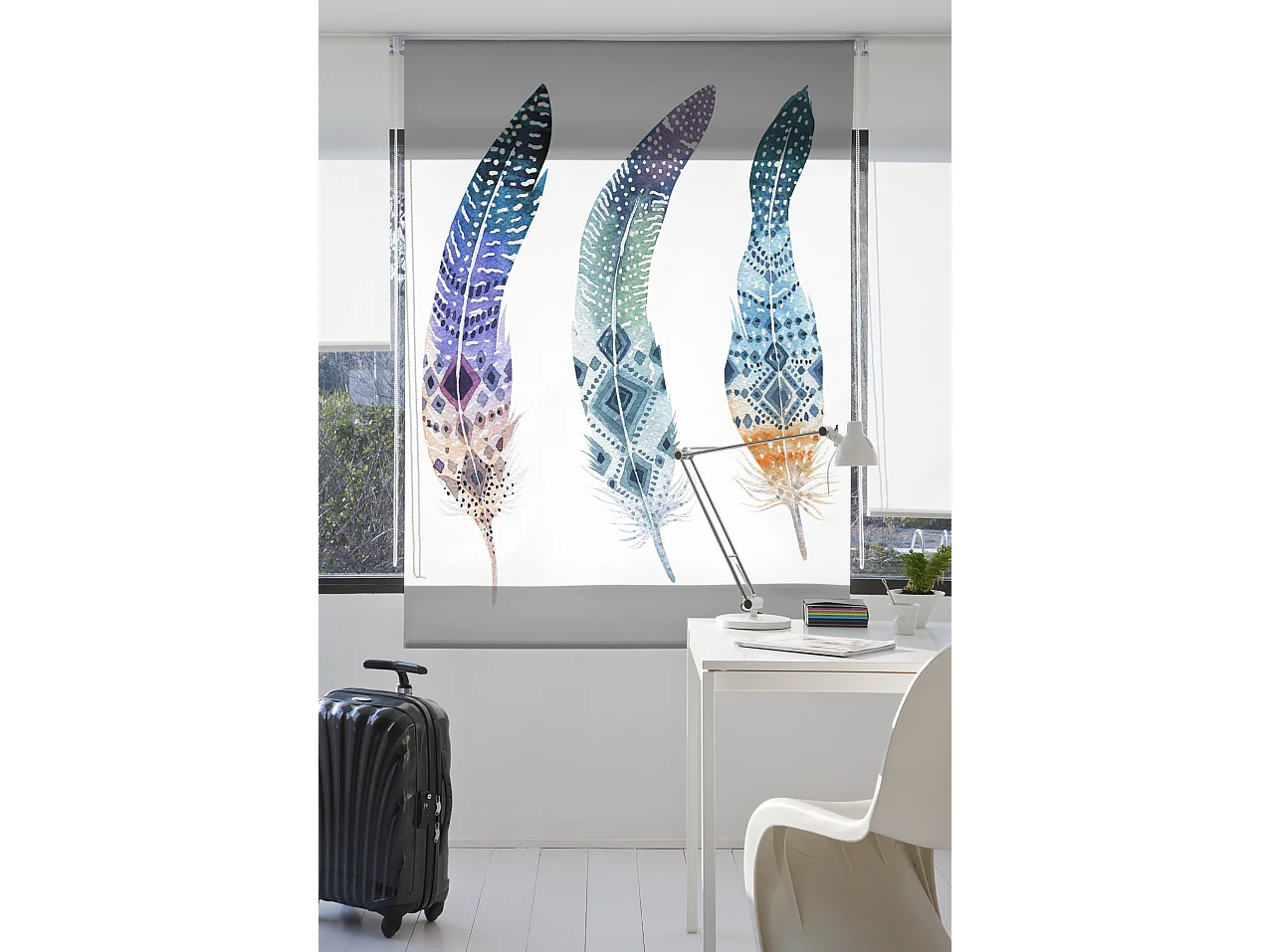 ESTORALIS | Estores Personalizados Easyfix ANIMALES  | 100 x 150 cm (Ancho por Alto) Tamaño de Tela 97 x 150 cm | Modelo A-164 Color Unico