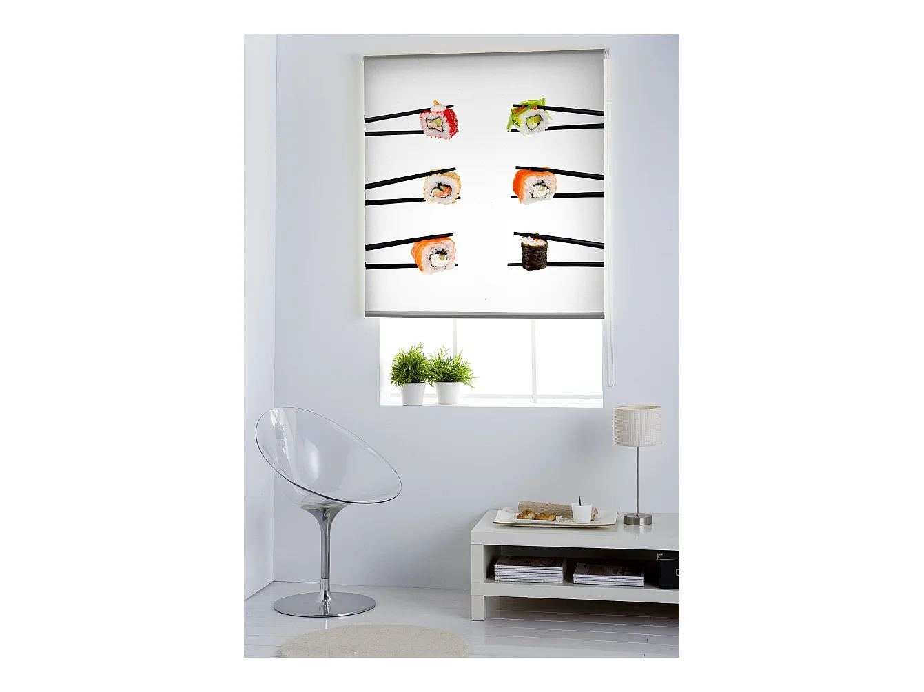 ESTORALIS | Estores Personalizados Easyfix de COCINA | 95 x 150 cm (Ancho por Alto) Tamaño de Tela 92 x 150 cm | Modelo C-1224 Color Unico