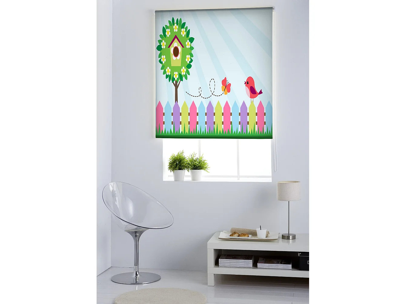 ESTORALIS | Estores Personalizados INFANTILES | 90 x 180 cm (Ancho por Alto) Tamaño de Tela 87 x 175 cm | Modelo I-2164 Color Unico