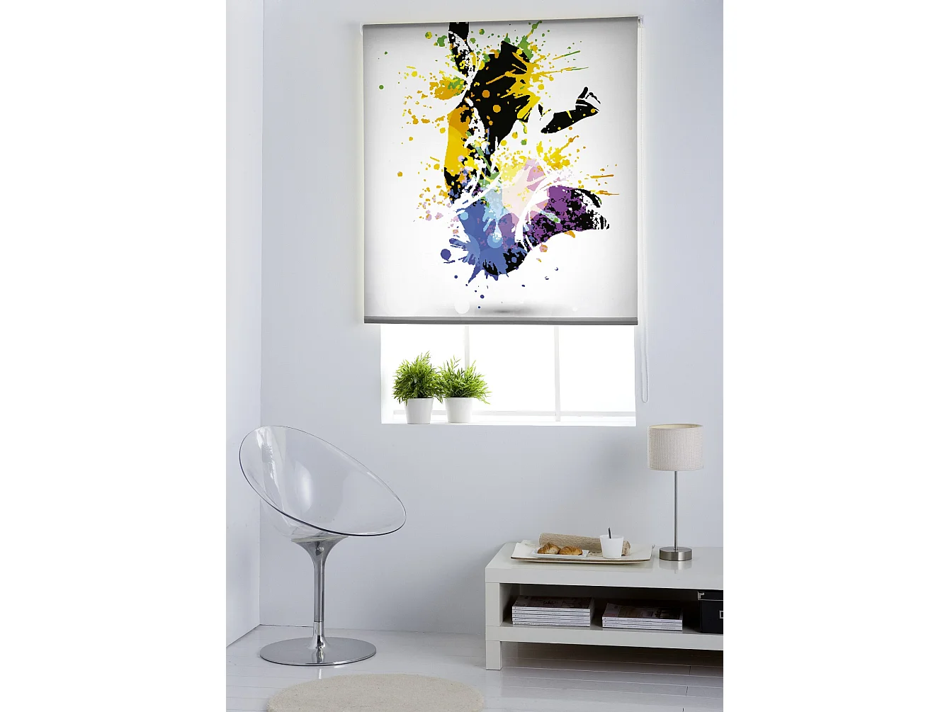 ESTORALIS | Estores Personalizados JUVENILES | 110 x 180 cm (Ancho por Alto) Tamaño de Tela 107 x 175 cm | Modelo J-2512 Color Unico