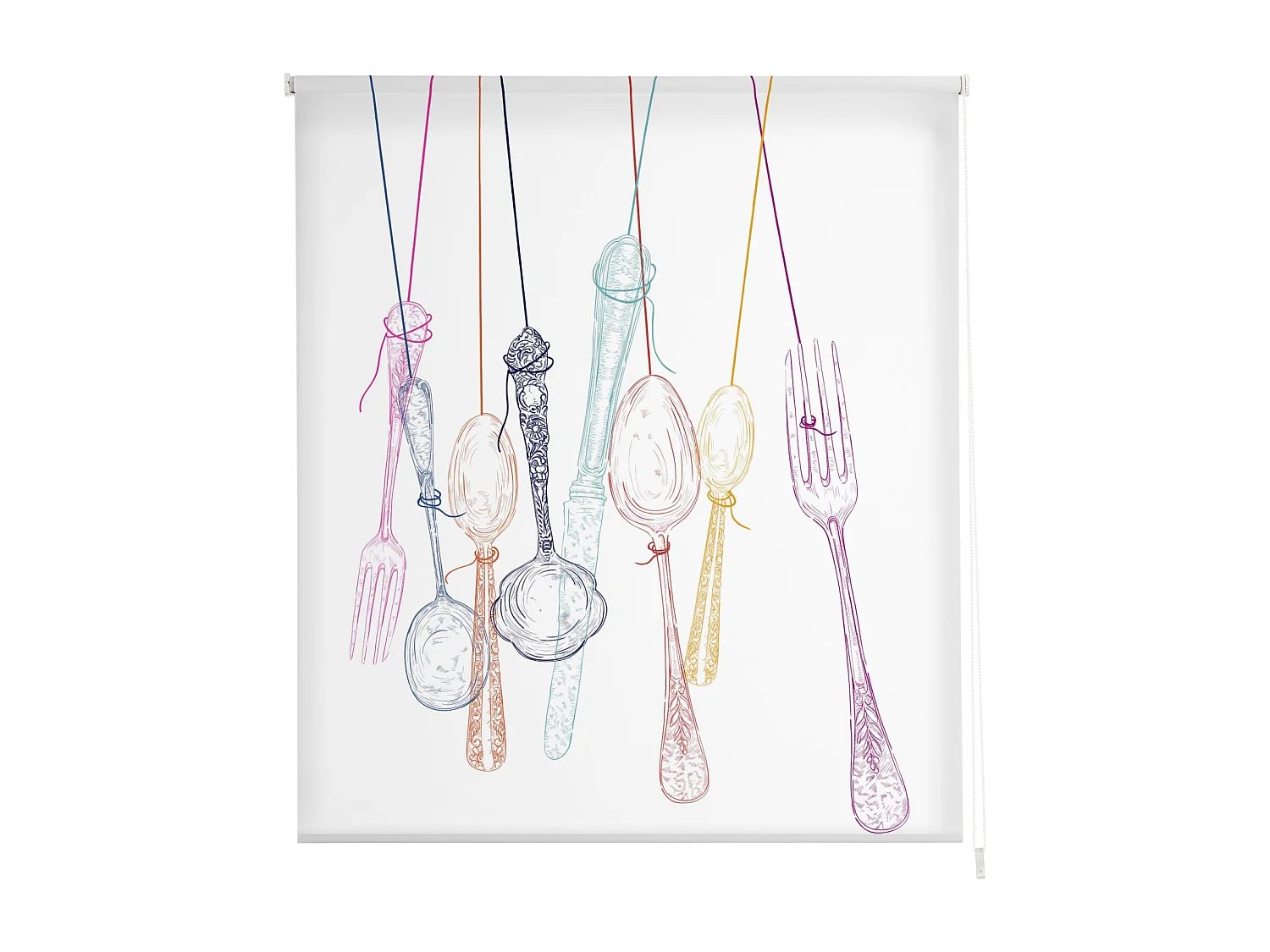 ESTORALIS | Estores Personalizados de COCINA | 110 x 255 cm (Ancho por Alto) Tamaño de Tela 107 x 250 cm | Modelo C-1180 Color Unico