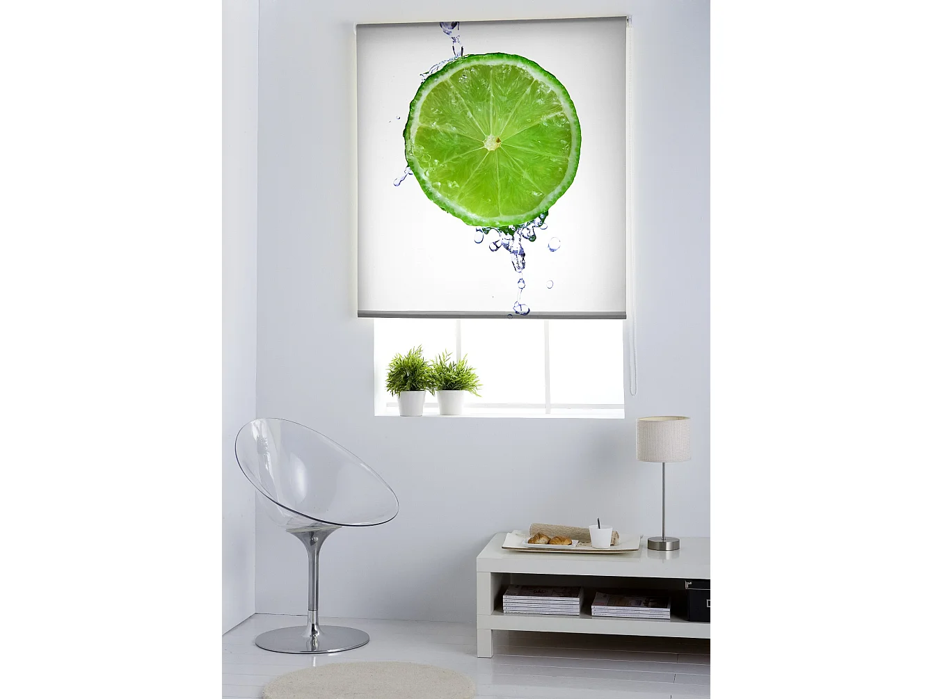 ESTORALIS | Estores Personalizados Easyfix de COCINA | 75 x 150 cm (Ancho por Alto) Tamaño de Tela 72 x 150 cm | Modelo C-1011 Color Unico