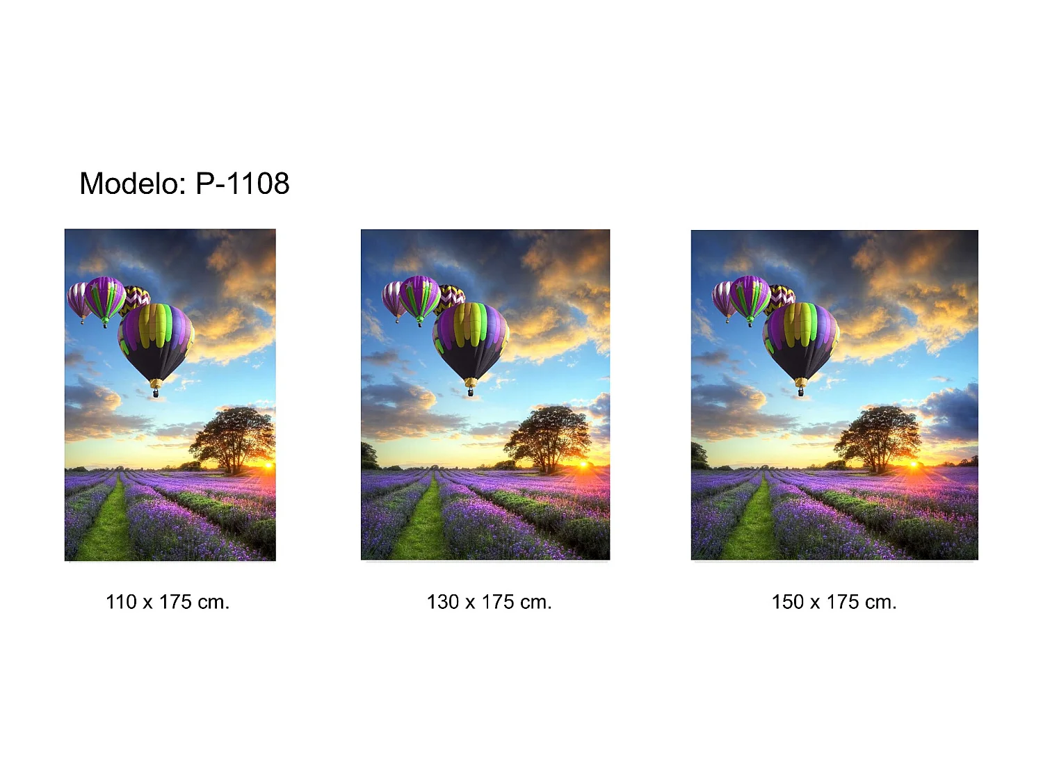 ESTORALIS | Estores Personalizados PAISAJES | 150 x 180 cm (Ancho por Alto) Tamaño de Tela 147 x 175 cm | Modelo P-1108 Color Unico