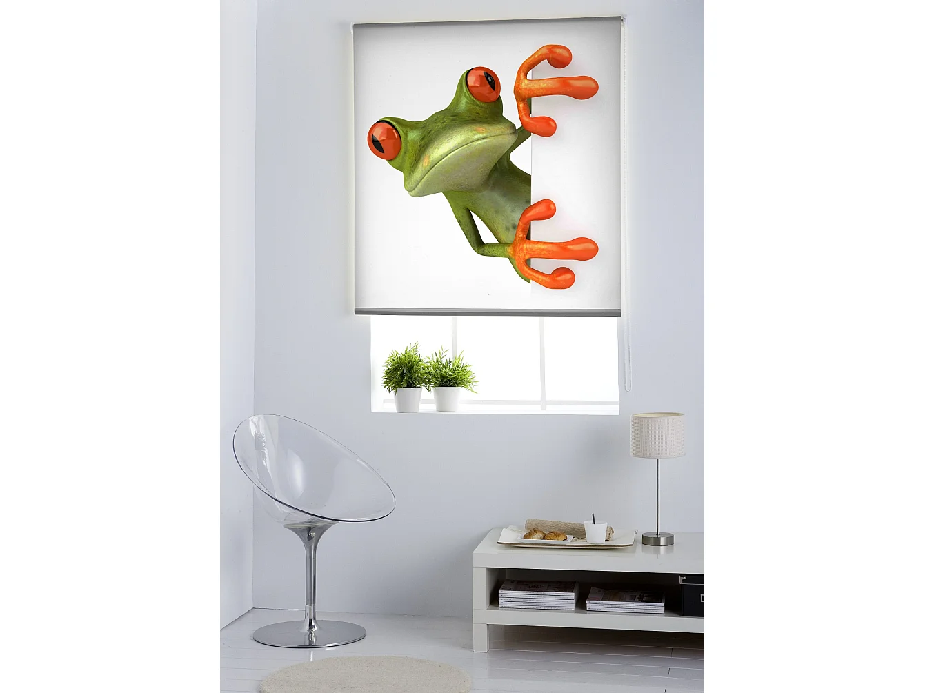 ESTORALIS | Estores Personalizados Easyfix ANIMALES  | 70 x 150 cm (Ancho por Alto) Tamaño de Tela 67 x 150 cm | Modelo A-861 Color Unico