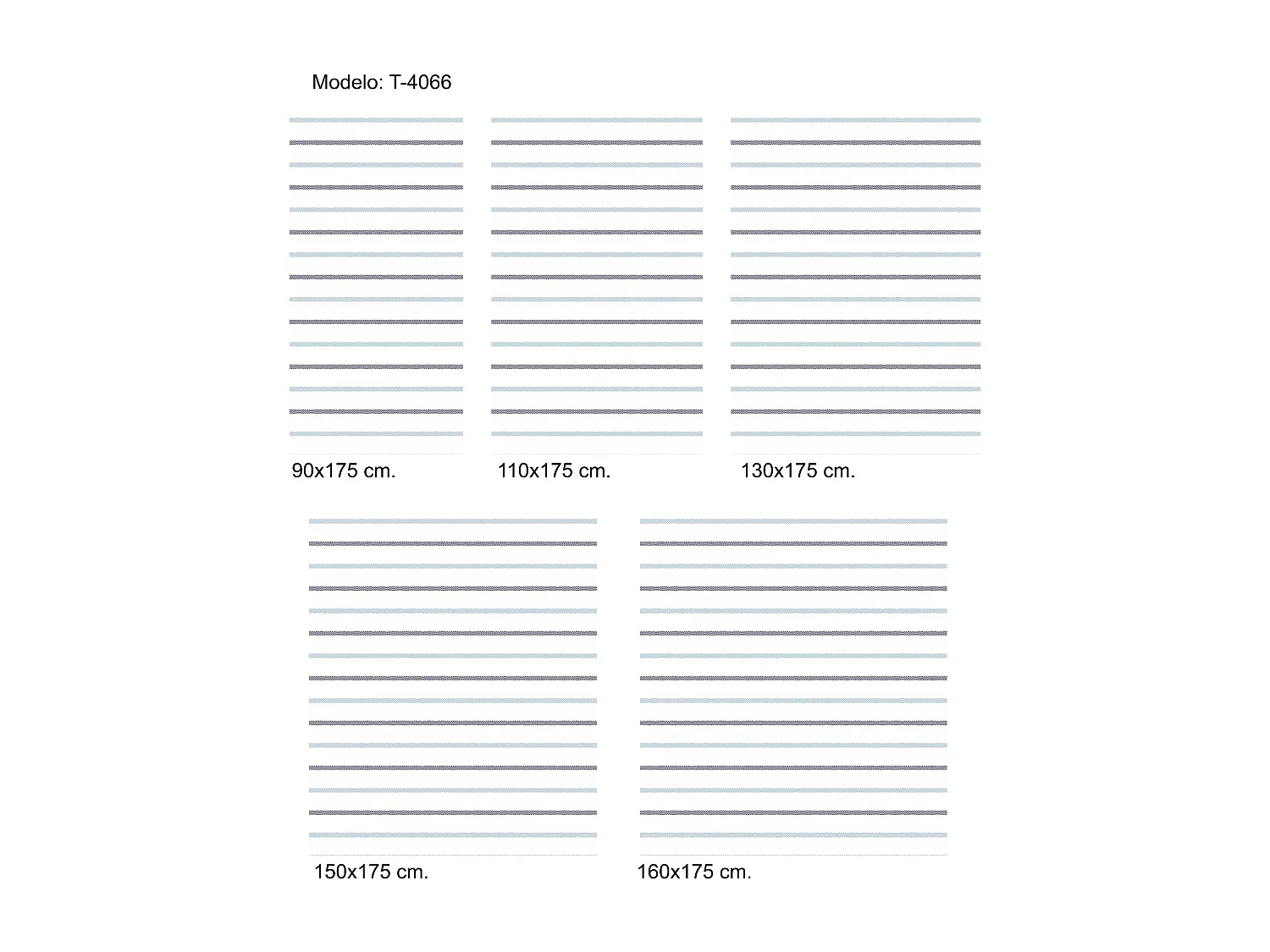 ESTORALIS | Estores Personalizados TEXTURAS | 110 x 180 cm (Ancho por Alto) Tamaño de Tela 107 x 175 cm | Modelo T-4066 Color Unico