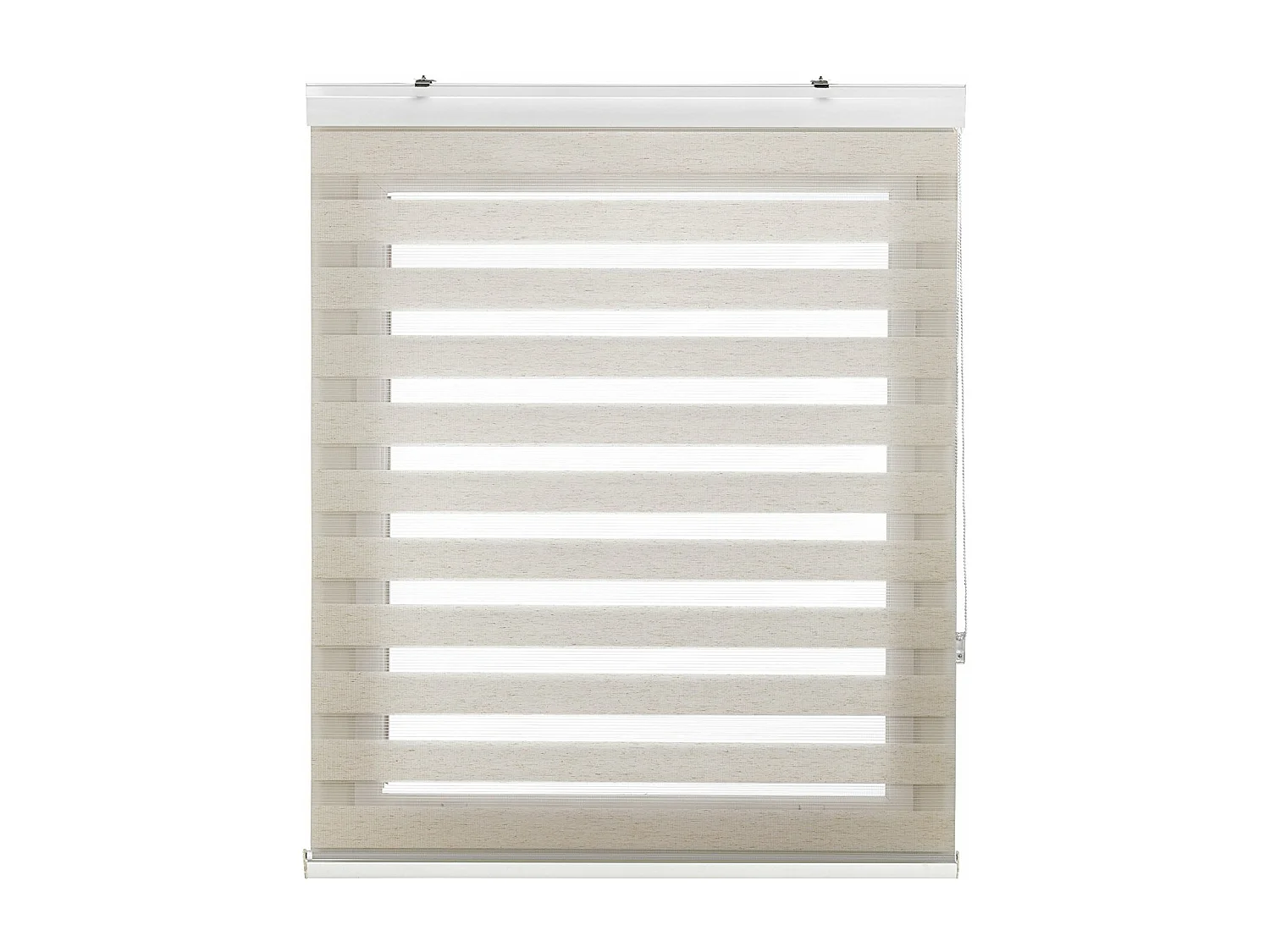 ESTORALIS | Estor Enrollable NOCHE y DIA | 125 x 255 cm (Ancho por Alto) Tamaño de Tela 122 x 250 cm | Modelo SANSA Color Lino