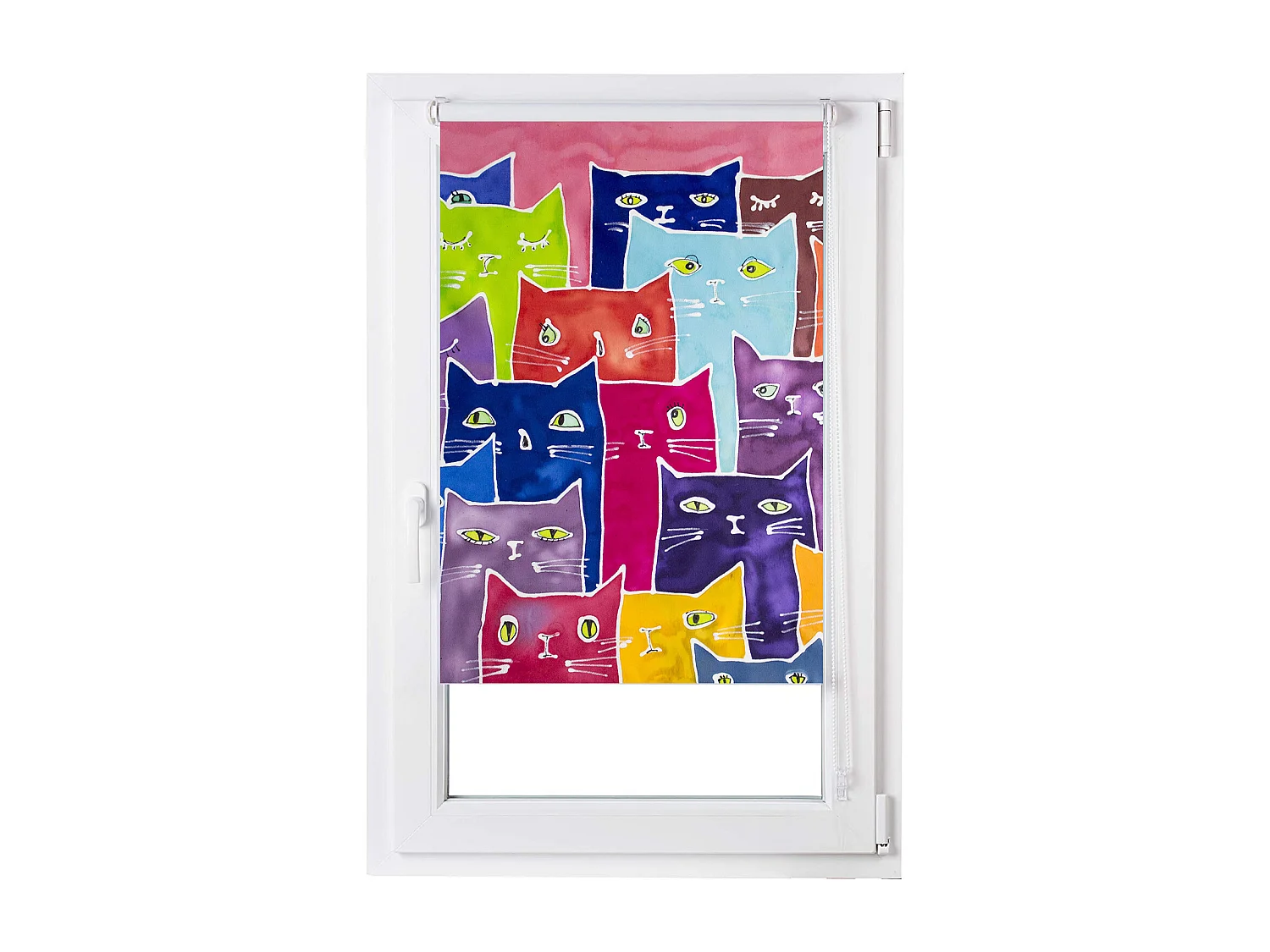 ESTORALIS | Estores Personalizados Easyfix ANIMALES  | 85 x 150 cm (Ancho por Alto) Tamaño de Tela 82 x 150 cm | Modelo A-235 Color Unico